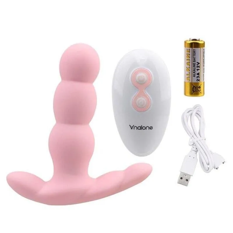 Plug Anal Vibrant 3 perles rose pale