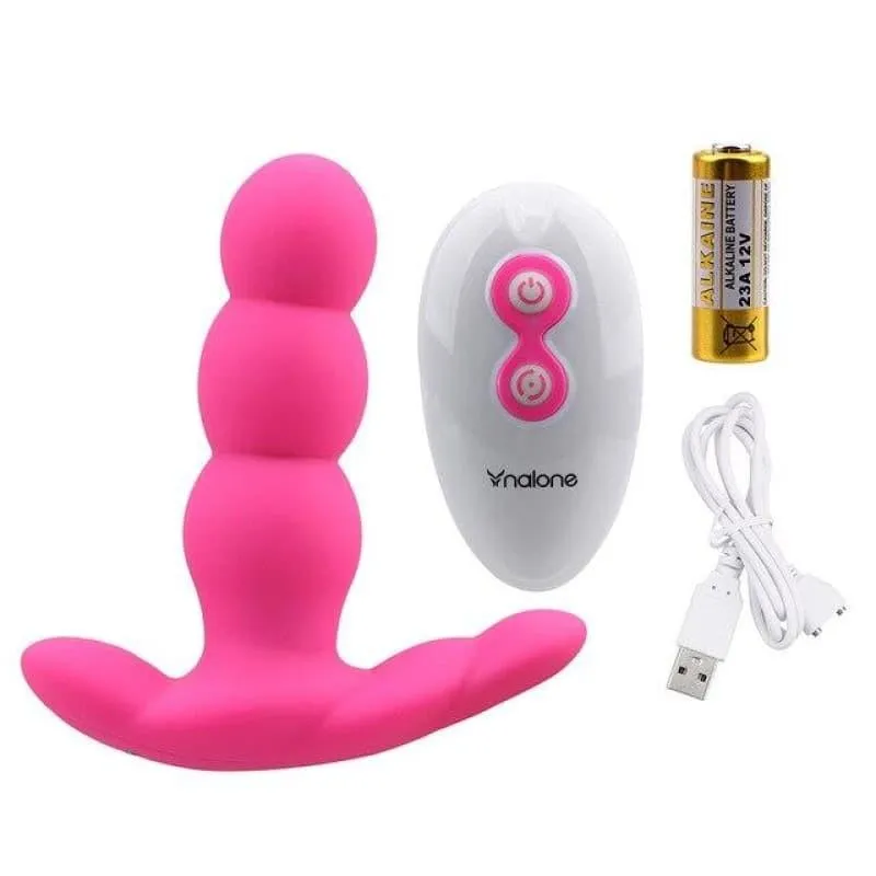 Plug Anal Vibrant 3 perles rose