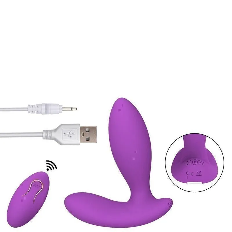 Plug anal vibrant 7 modes avec télécommande