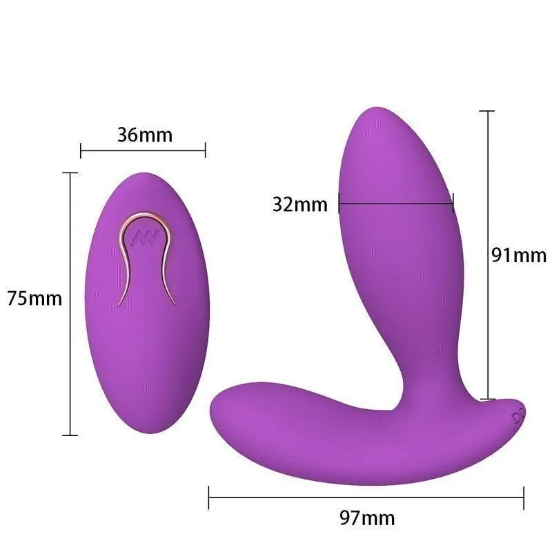 Plug anal vibrant 7 modes avec télécommande