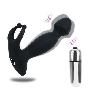 Plug Anal Vibrant & Cockring Rock Hard