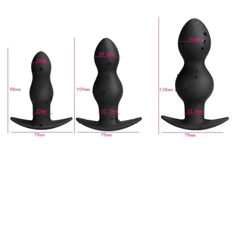 Plug Anal Vibrant Anche perles M L