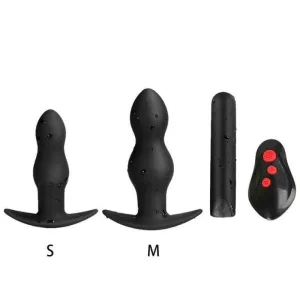 Plug Anal Vibrant Anche perles taille S M