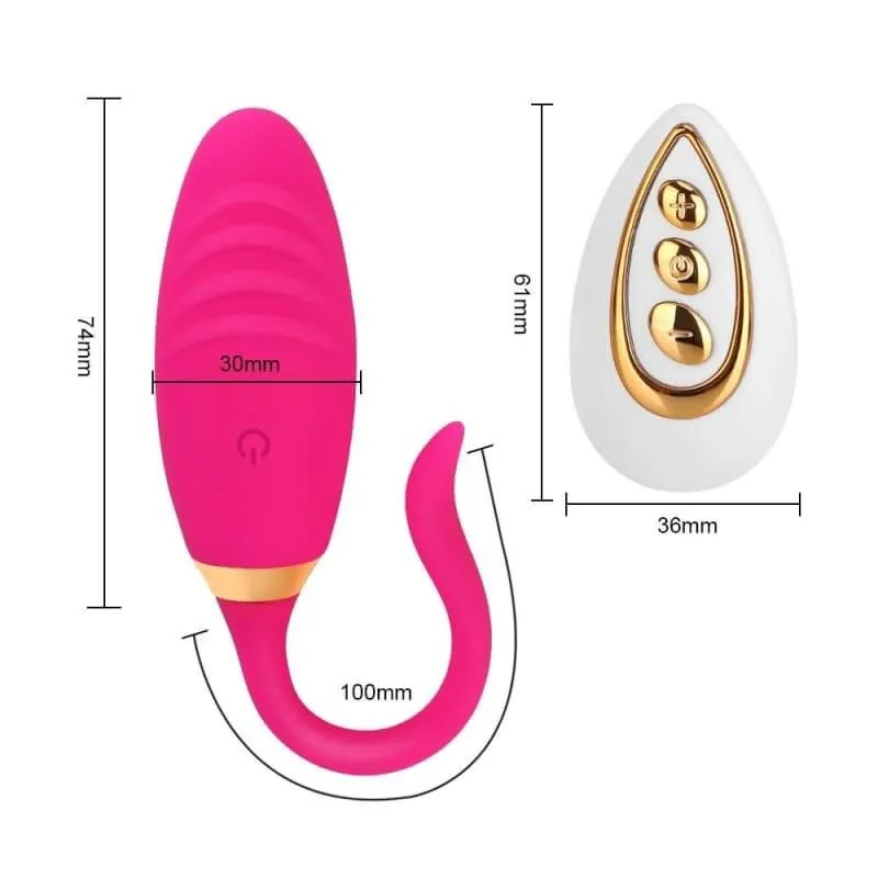 Plug Anal Vibrant ball rose foncée