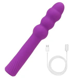 Plug Anal Vibrant beads thread Violet