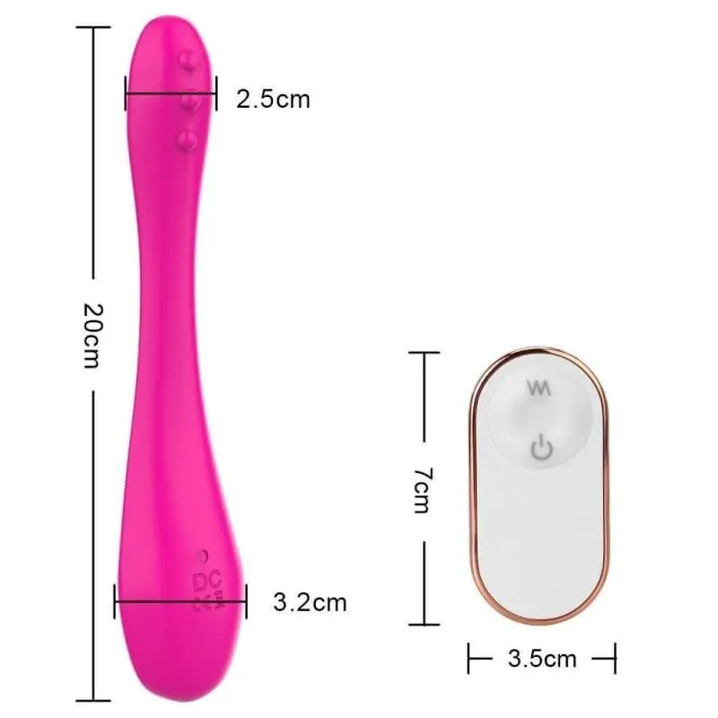 Plug Anal Vibrant bendable Rose