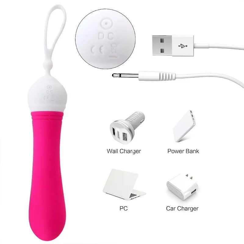 Plug anal vibrant bosselé - Rose