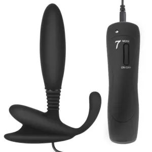 Plug Anal Vibrant bâton allonger noir