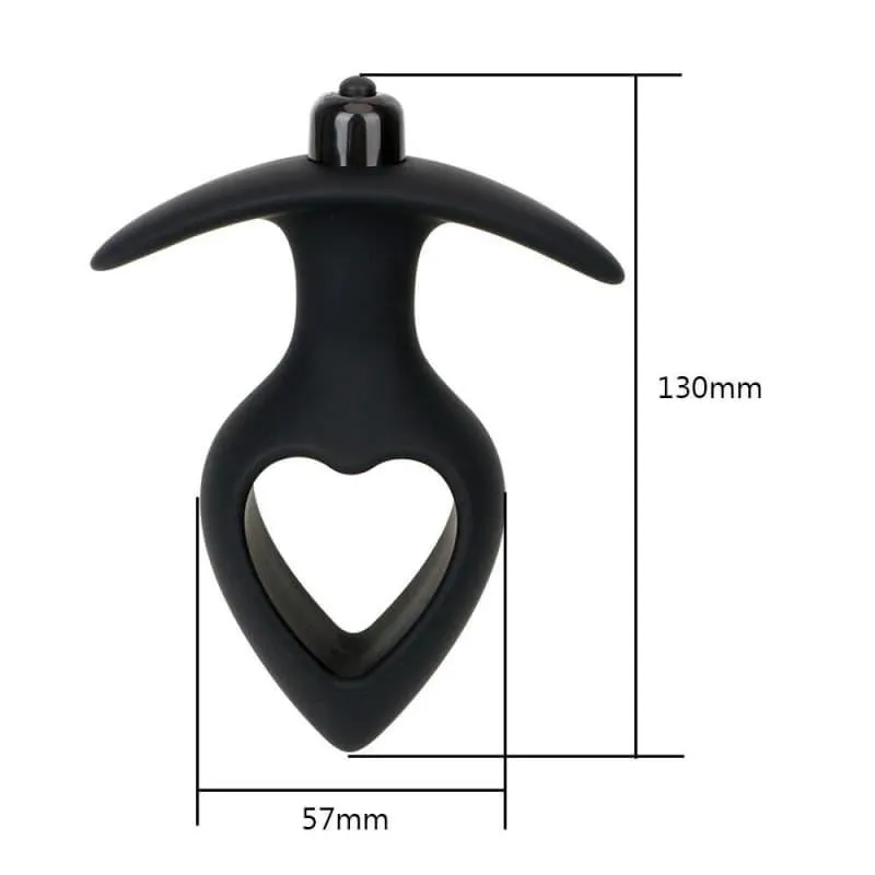 Plug Anal Vibrant Cœur