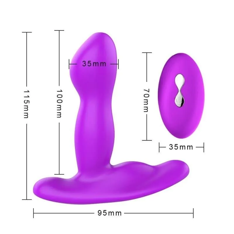 Plug Anal Vibrant double perles bleu