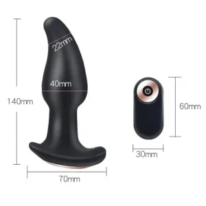 Plug Anal Vibrant goute courber rotation