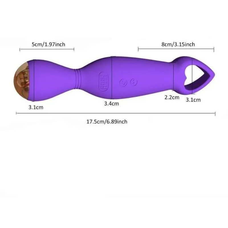 Plug Anal Vibrant head Noir