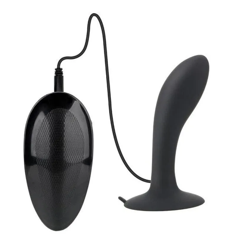 Plug Anal Vibrant la courbe télécommande