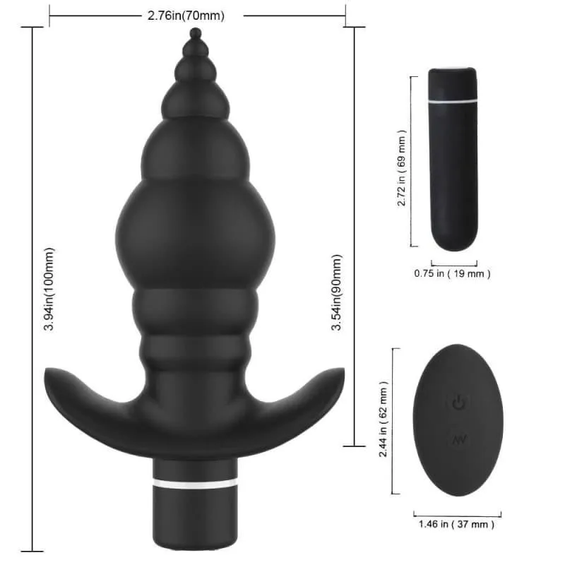 Plug Anal Vibrant la dilatation 2.7cm