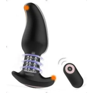 Plug Anal Vibrant la goute Rotation