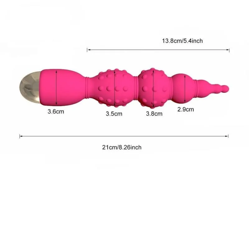 Plug Anal Vibrant mini dilatation chapelet noir