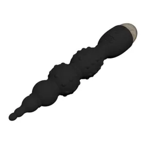Plug Anal Vibrant mini dilatation chapelet noir
