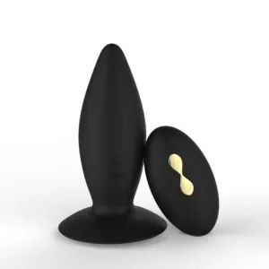 Plug Anal Vibrant Noir simple perle