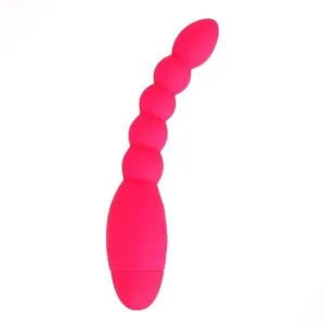 Plug Anal Vibrant perle courber rose