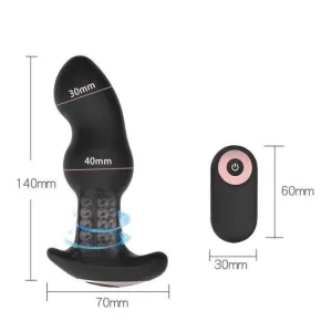 Plug Anal Vibrant perle rotation
