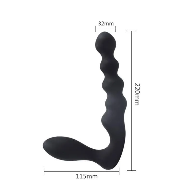 Plug Anal Vibrant perles 3.2cm