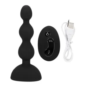 Plug Anal Vibrant Perles Noir