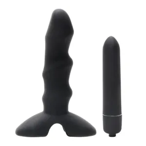 Plug Anal Vibrant pénis nervure