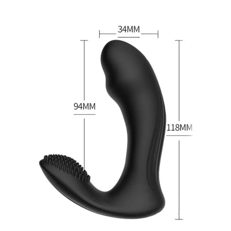Plug Anal Vibrant pénis noir