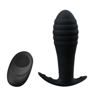 Plug Anal Vibrant remote thrusting