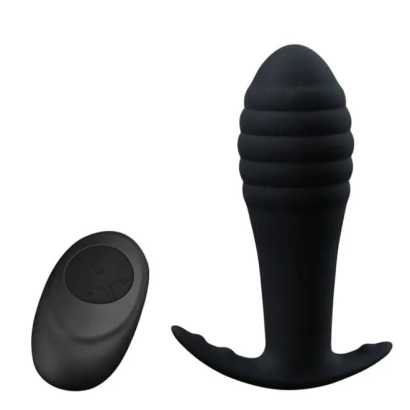 Plug Anal Vibrant remote thrusting