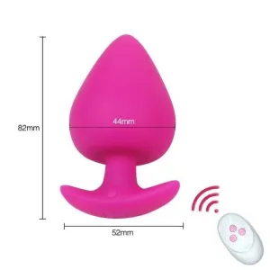 Plug Anal Vibrant silicone Plug Rose 4.4cm