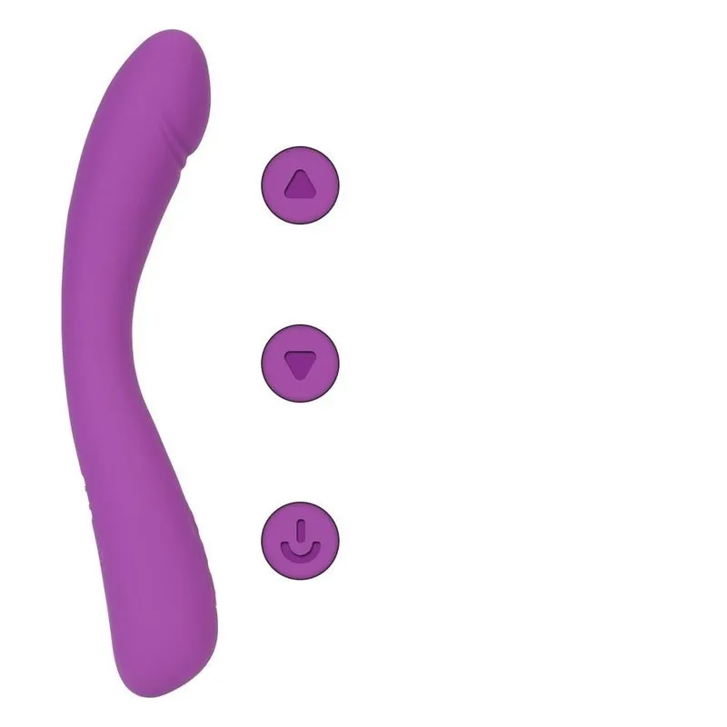Plug anal vibrant silicone souple violet