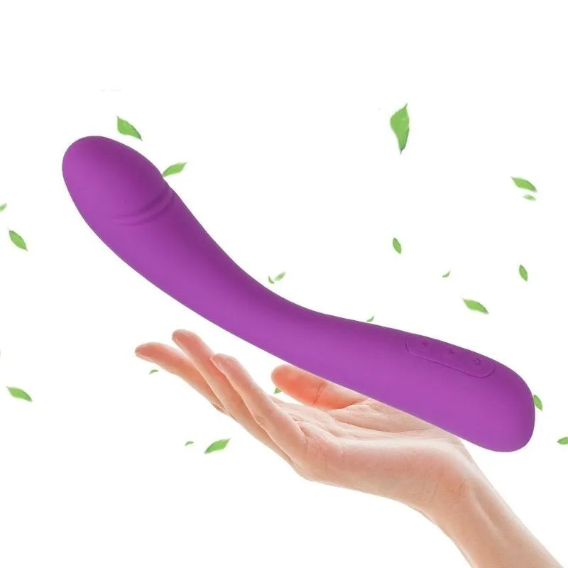 Plug anal vibrant silicone souple violet
