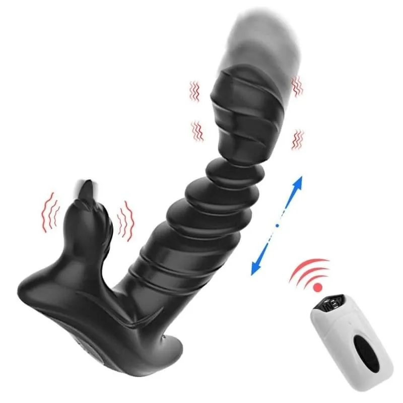 Plug Anal Vibrant telescopic 20 fréquence