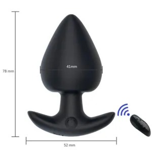 Plug Anal Vibrant The plug 4.1cm noir