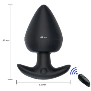 Plug Anal Vibrant The plug 4.4cm noir