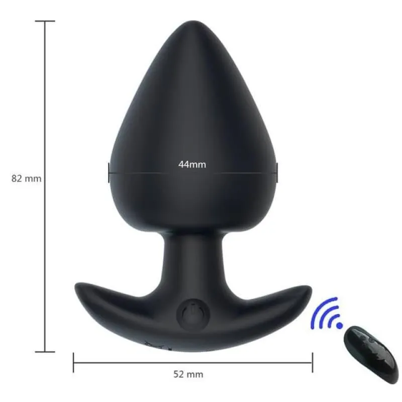 Plug Anal Vibrant The plug 4.4cm noir