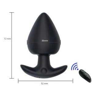Plug Anal Vibrant Télécommandé Sans Fils