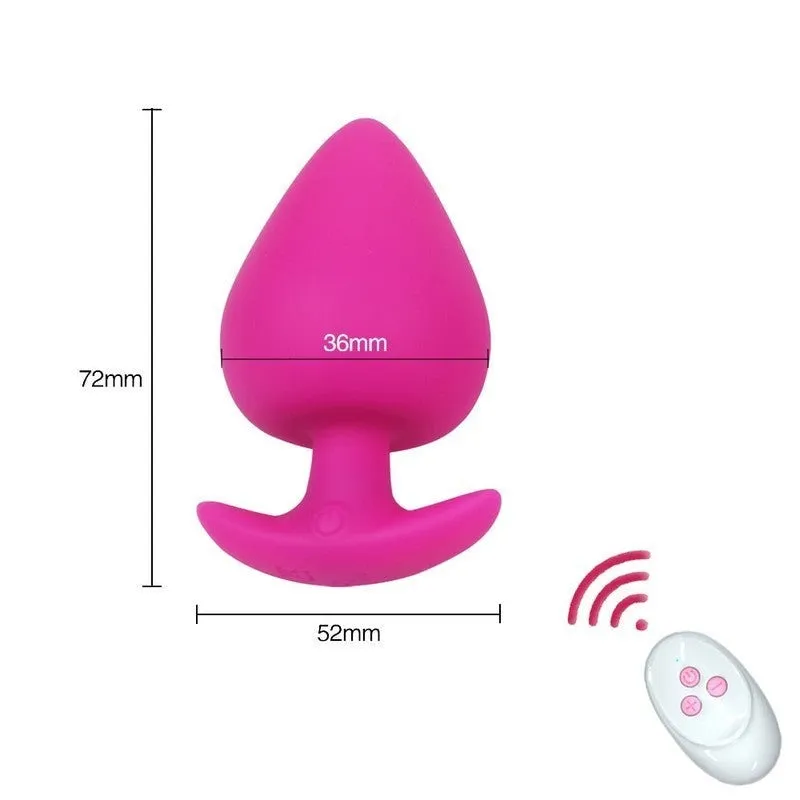 Plug Anal Vibrant Télécommandé Sans Fils