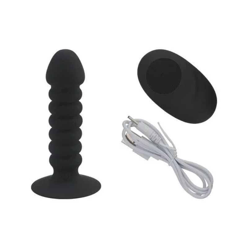 Plug Anal Vibrant Toure rainuré