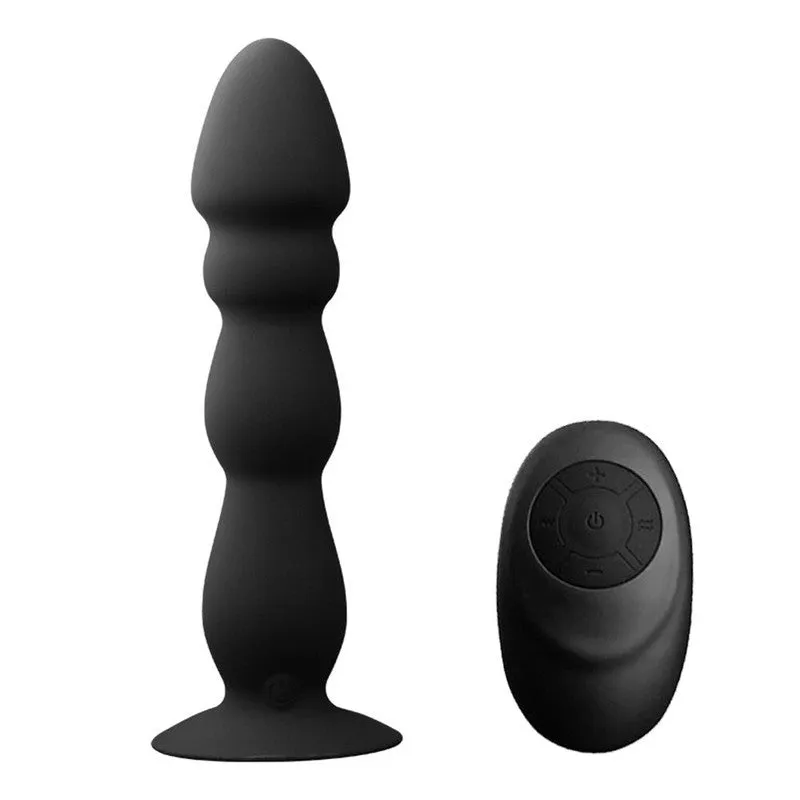 Plug anal vibrant XXL chapelet 3 boules