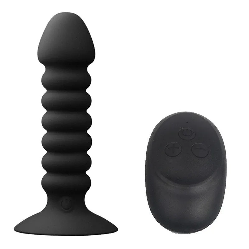 Plug anal vibrant XXL chapelet 3 boules