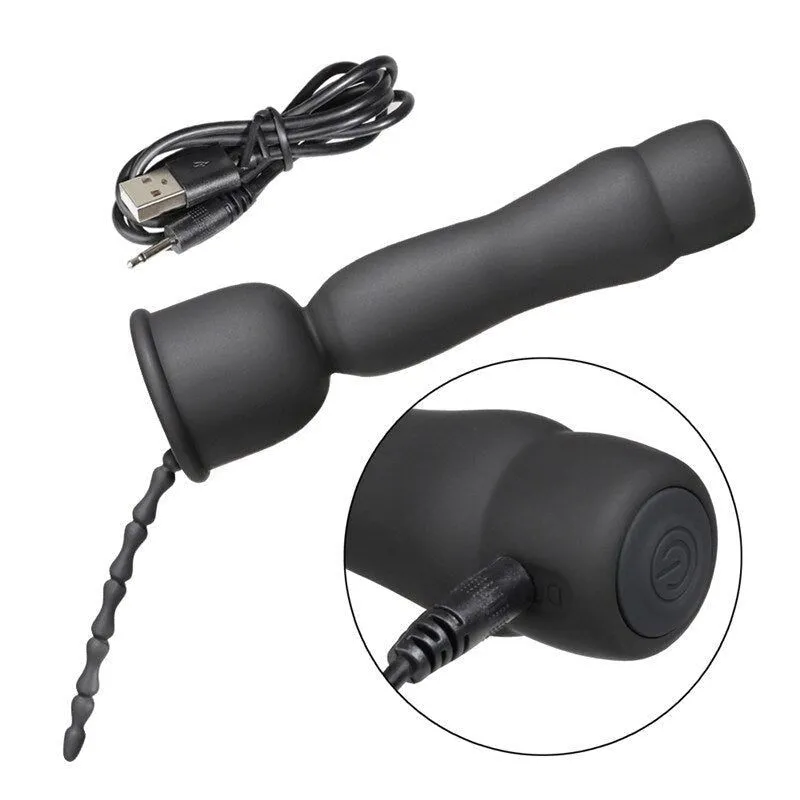 Plug Urètre Vibrant capuchon perle