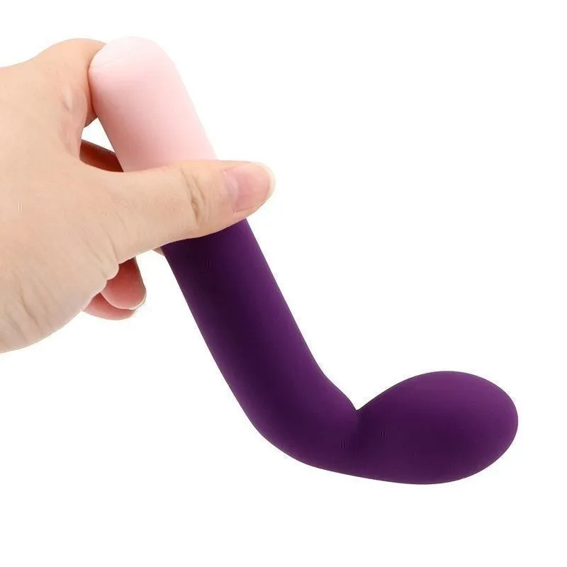 Plug vibrant en silicone MASSTEEL