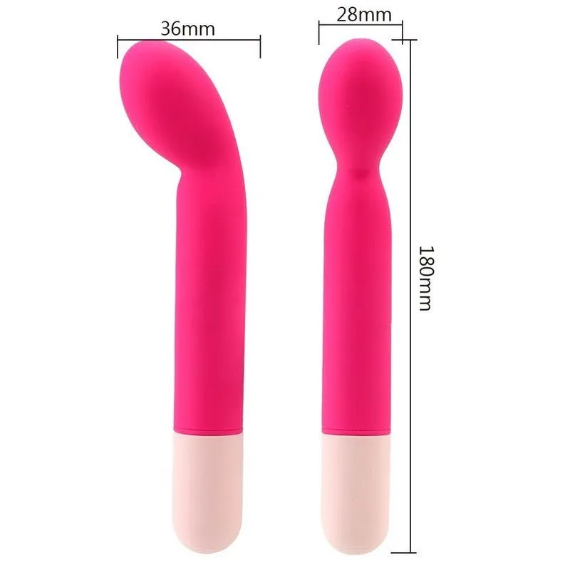 Plug vibrant en silicone MASSTEEL