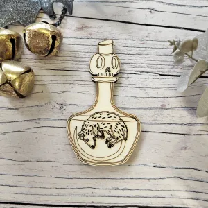Plywood Detailed Potion Bottle 8