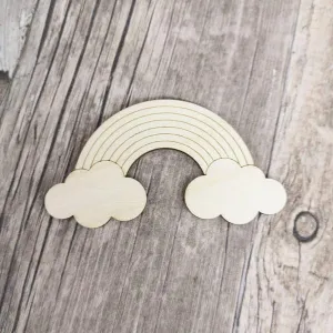 Plywood Detailed Rainbow Shape