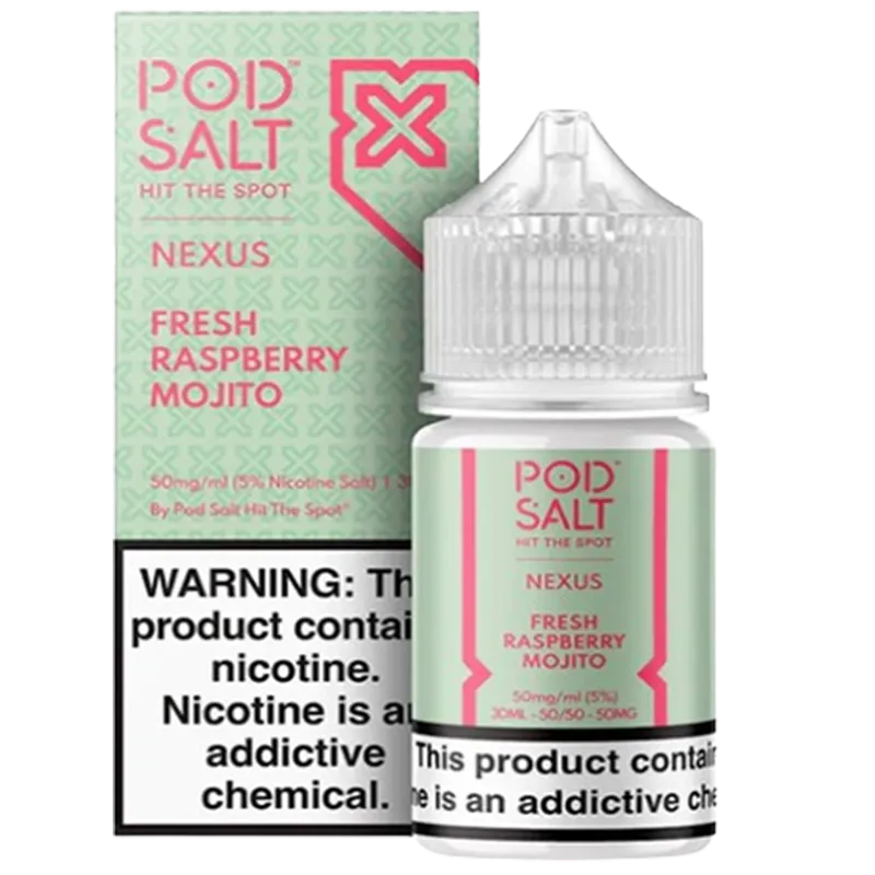 Pod Salt Nexus Fresh Raspberry Mojito Ice Edition