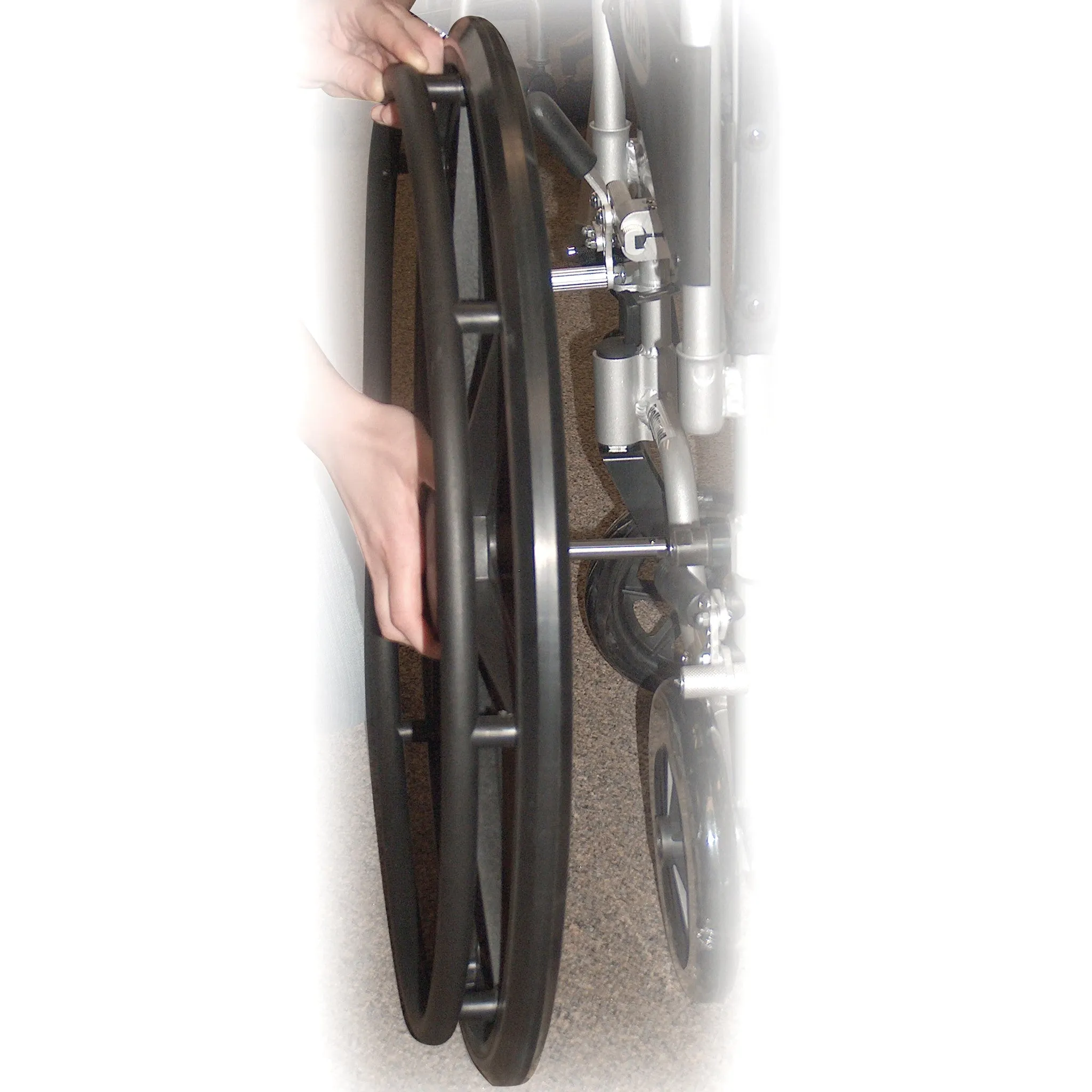 Poly-Fly High Strength, Lightweight Wheelchair/Flyweight Transport Chair Combo