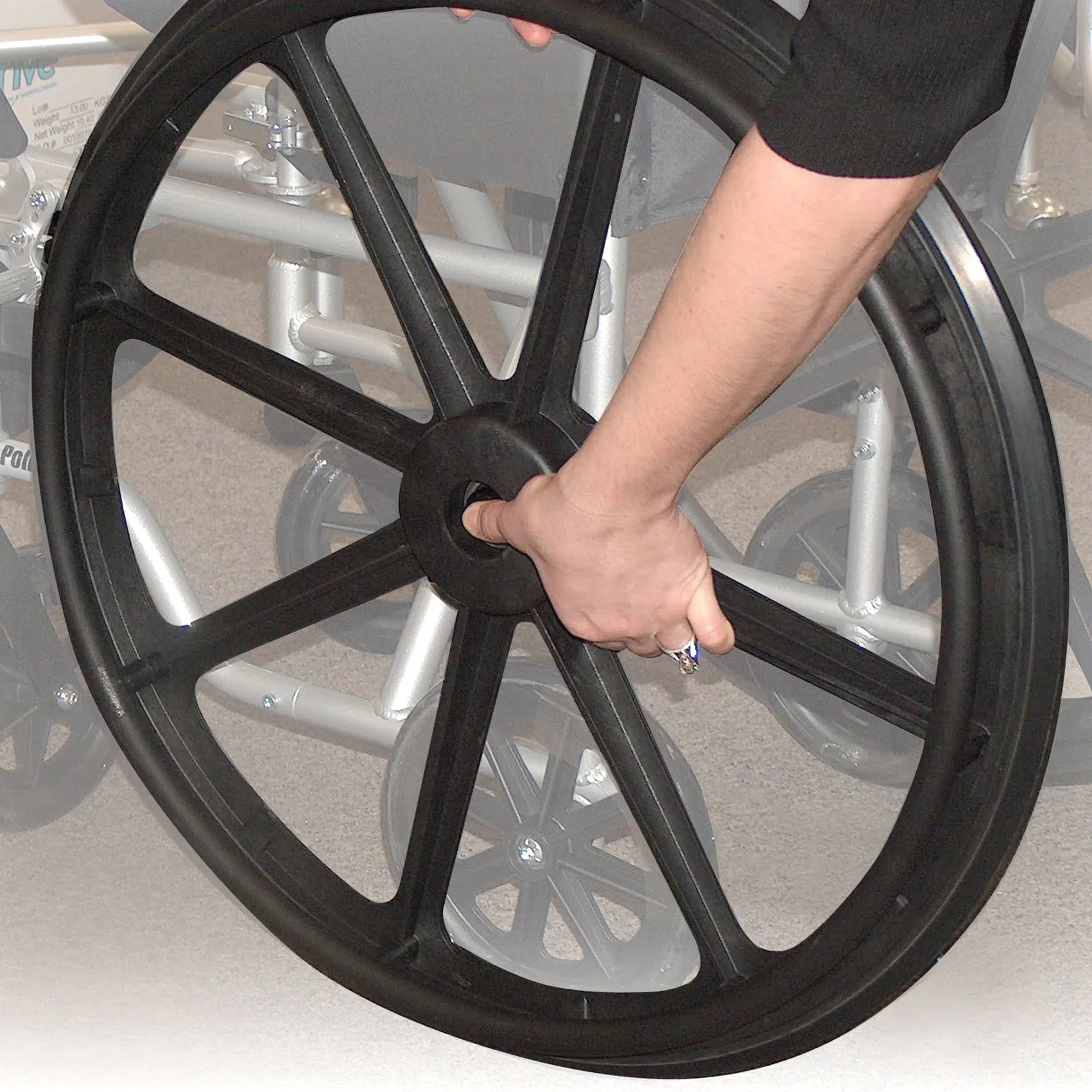 Poly-Fly High Strength, Lightweight Wheelchair/Flyweight Transport Chair Combo